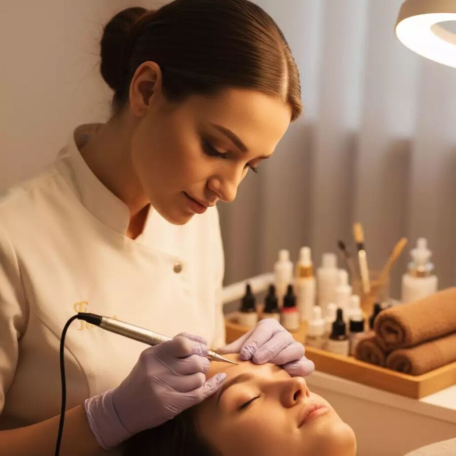 Microblading sourcils naturels