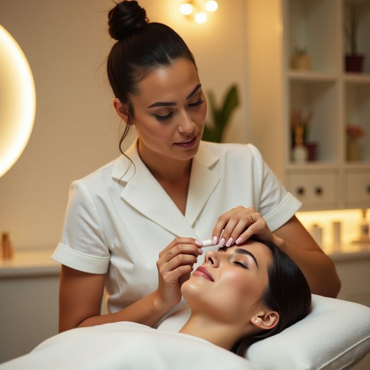 Microblading sourcils avant après