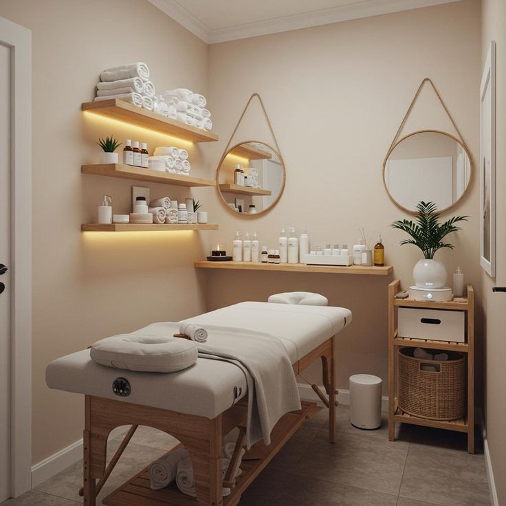 Salon de massage ambiance zen