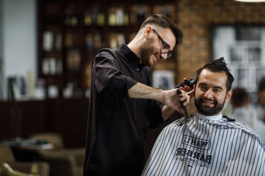 Coiffeur barbier vintage shop