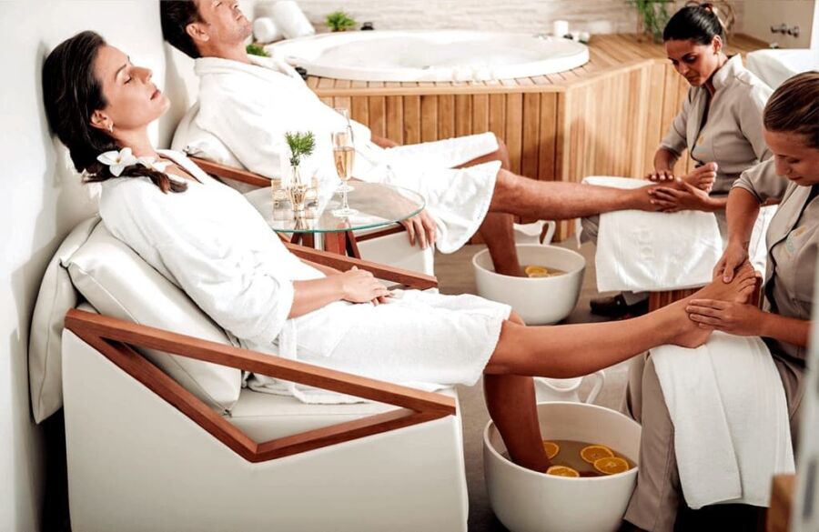 Self care routine spa aesthetic