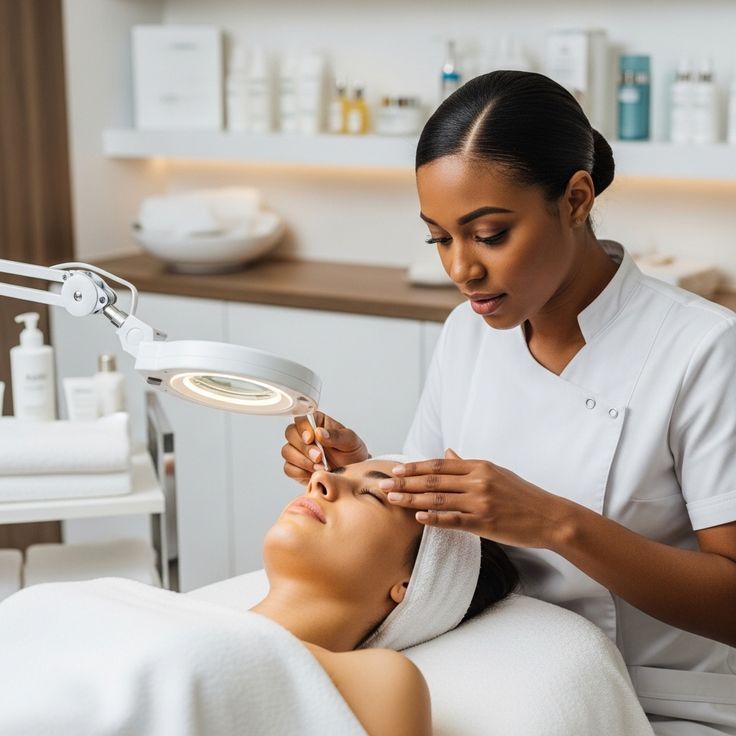 Self care routine spa aesthetic