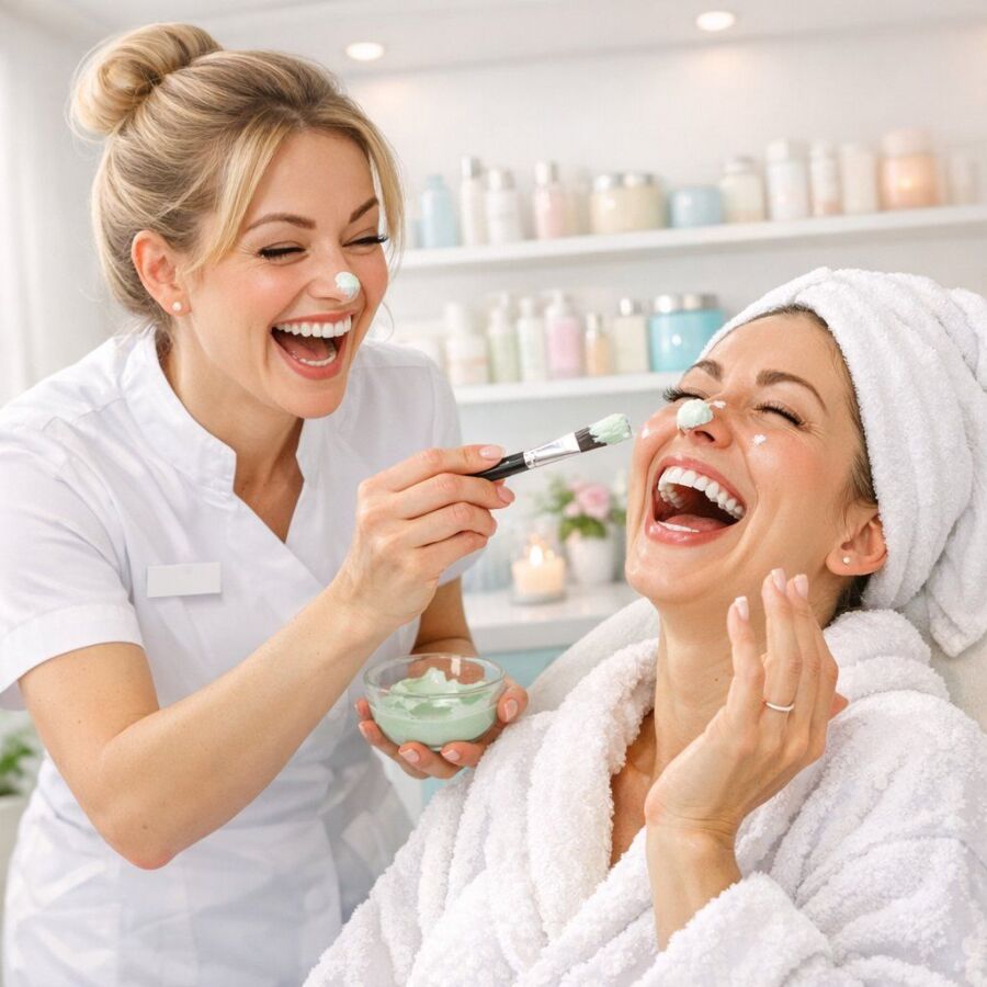 Self care routine spa aesthetic